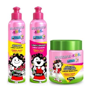 Imagem de Kit Kids Cabelos Cacheados TRIO (Shampoo/Condicionador/Máscara) Bio Ex