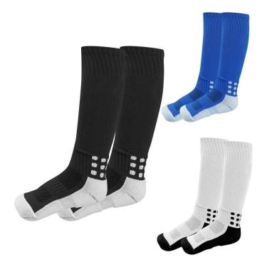 Imagem de 2X Kit 3 Pares Meião Futebol Infantil 26-32 Penalty