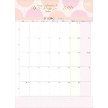 Imagem de Tilibra - Calendário Planner 21 x 29 cm Soho 2026 - Tilibra