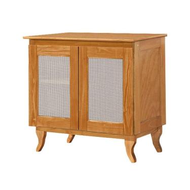 Imagem de Buffet Em Madeira Maciça Deltan 2 Portas Em Telinha - Imbuia