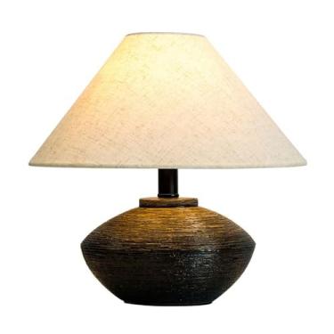 Imagem de Abajur de cabeceira Luminária de mesa decora o quarto simples e chamativo da sala estar