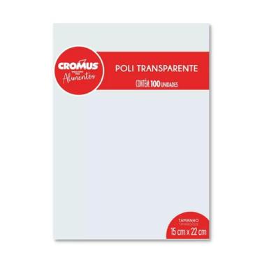 Imagem de Saquinho transparente liso 15x22cm com 1000 unidades - Cromus