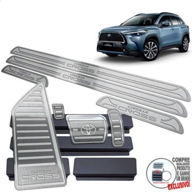 Imagem de Descanso Pedaleira Soleira Toyota Corolla Cross 2022 Prata