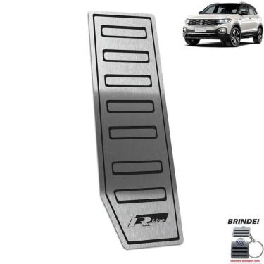 Imagem de Descanso de Pé T-Cross R-Line Gravação em Preto