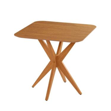 Imagem de Mesa de Jantar Simpatia Tampo Retangular 90x90cm MDF JCM