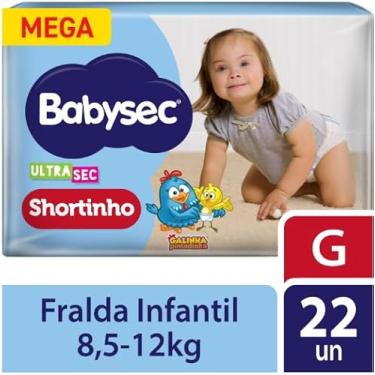 Imagem de FRALDA BABYSEC ULTRA SHORTINHO MEGA G 6X22