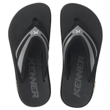 Imagem de Chinelo Kenner Kivah New Force Preto e Cinza