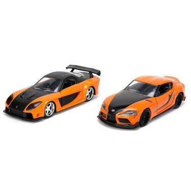Imagem de Pack Velozes E Furiosos Mazda Toyota Supra 1:32 - Jada