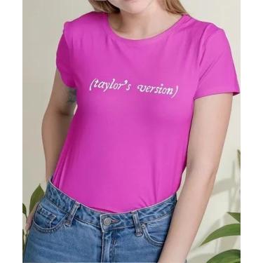 Imagem de Camiseta Camisa Adulto Feminina Masculina Algodão Taylo r Swi ft  Tayl
