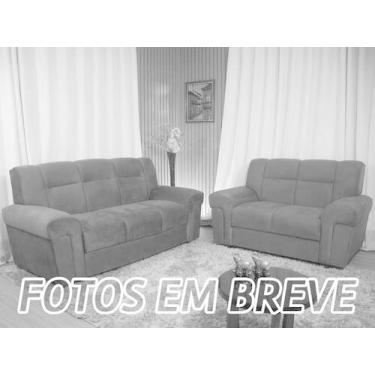 Imagem de Sofá 2 e 3 Lugares Linho Bege Lazio Plus - Alpoim