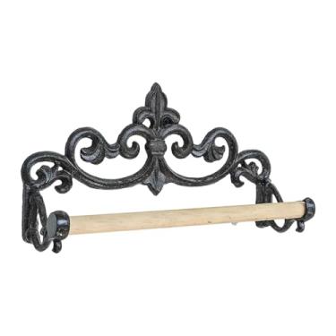 Imagem de Kuntesetty Suporte de papel toalha de parede para guardanapos para hotel restaurante toalheiro ferro fundido