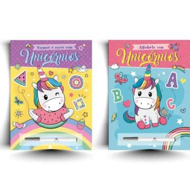 Imagem de Kit Unicórnio: Formas E Cores + Alfabeto (2 Vol) - Kit de Livros, 3