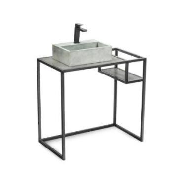 Imagem de Base Gabinete Banheiro de Ferro - Reevall, Branco