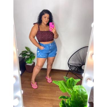 Imagem de Short jeans plus size - Consciência jeans 