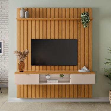 Imagem de Painel Suspenso Ripado 1.8 Voi MDP/MDF Cinamomo Mel G26 - Gran Belo