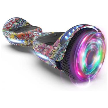 Imagem de Hoverboard HOVERSTAR HS2.01 Bluetooth Flash Wheel 6,5&quot; Graffiti com Luzes LED para Crianças e Adultos