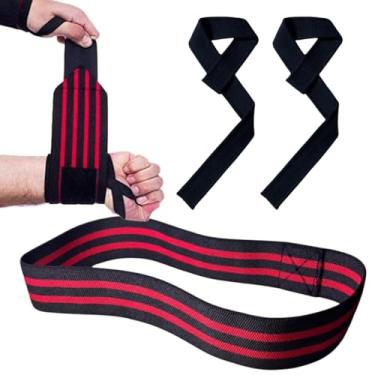 Imagem de Kit Ultra Band Elástica e Munhequeira e Par de Tala Strap