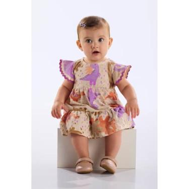 Imagem de Conjunto para Bebê em Algodão Up Baby, Roxo, P