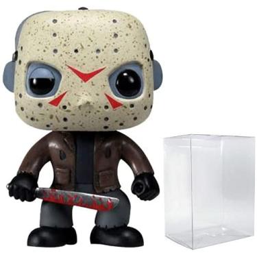 Imagem de Sexta-feira 13 – boneco de vinil Funko Pop! de Jason Voorhees (combinado com capa protetora de caixa pop) compatível)