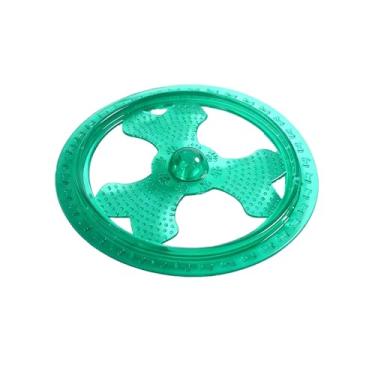 Imagem de RSSLygaeonix 1 pacote de brinquedos para cães, disco voador para cães (verde)