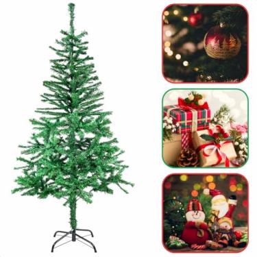 Imagem de Árvore de Natal Pinheiro Tradicional Verde Pinheirinho Decoração Natalina 350 Galhos 1,80m