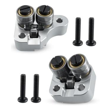 Imagem de TIKSCIENCE Kit de rolo de guia frontal e traseiro da serra de fita adequado para serra de fita de corte profundo Milwaukee substituir 42-24-0015 42-28-0025, peças de reposição de serra de fita