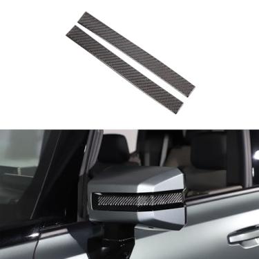 Imagem de Aotumcer Capa de moldura para espelho retrovisor lateral exterior compatível com 2023 2024 2025 2026 Hummer EV acessórios SUV/caminhonete modelo espelho retrovisor barra decorativa anti-riscos