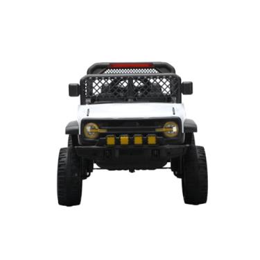 Imagem de Jipe Elétrico Infantil Bang Toys N6 Com Controle Remoto Branco 12V