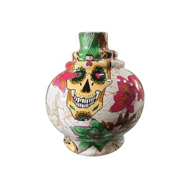 Imagem de Vaso Vidro Base Narguile Pequeno Caveira Mexicana