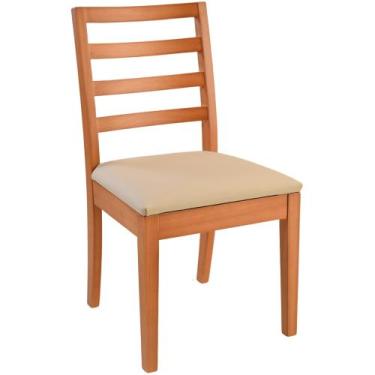 Imagem de Cadeira Florida Madeira Maciça - Refinatto, Amêndoa