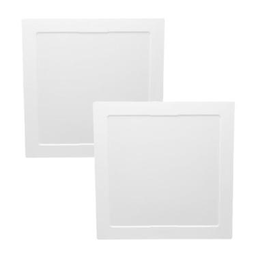 Imagem de kit 2 Luminária Plafon Embutir Quadrado 40x40 Taschibra 36w, 6500k