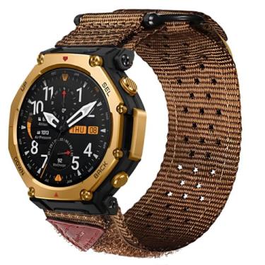 Imagem de FIILIIX Pulseira de nylon premium para Amazfit T-Rex 3 Pro, pulseira de durável para esportes ao ar livre (não serve para Amazift T-Rex 3)