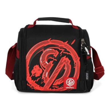 Imagem de Lancheira Térmica Escolar Juvenil Youtuber Enaldinho - Luxcel, Vermelh
