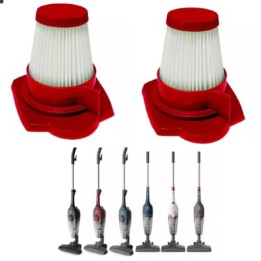 Imagem de 2 Filtro Compatível com Aspirador Vertical Power Speed Electrolux A21797601 STK12 STK13 STK14 Vermelho Hepa Peça Reposição