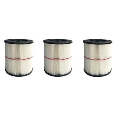 Imagem de Filtro de substituição HEPA Nispira compatível com aspirador de pó de fábrica de listras vermelhas para aspirador de pó a vácuo úmido/seco. Em comparação com a peça 17816 9-17816. 3 filtros