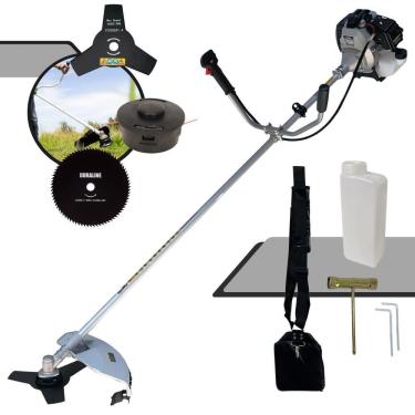 Imagem de Roçadeira à Gasolina Lateral Tbc43h Toyama 43cc 1,7hp 3 Em 1