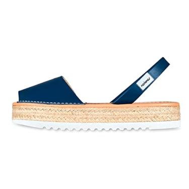 Imagem de Norkinas PLATFORMS Avarcas femininas, Azul marinho, 35