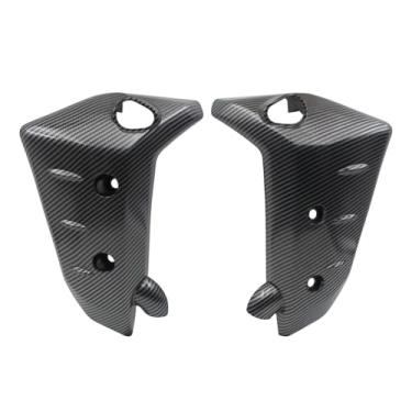 Imagem de Ysyqkn Carenagem Do Radiador Do Pisca Dianteiro, Fácil de Instalar, Decorativa, Peças de Reposição para Acessórios -10-10, Padrão de Fibra de Carbono