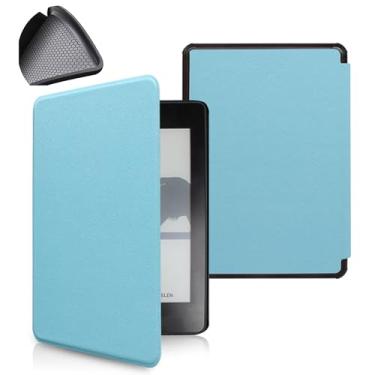 Imagem de Yzlvigrous Capa de Padrão Cruzado para Kindle Paperwhite 7/6/5ª Geração 2015/2013/2012, Tampa de 6 Polegadas com Sono Automático e Acordar, TPU Mole de Volta, Modelo: DP75SDI /EY21