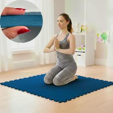 Imagem de Placa EVA Unitária Tapete Infantil Piso Tatame 50x50cm 20mm Grosso Emb