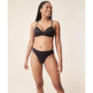 Imagem de Sutiã Com Base Com Bojo Marisa-08034, 46, Preto