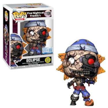 Imagem de Funko Boneco de vinil Pop! Games Five Nights at Freddy's: Security Breach Eclipse, brilha no escuro, 11 cm de altura, colecionável exclusivo #1109