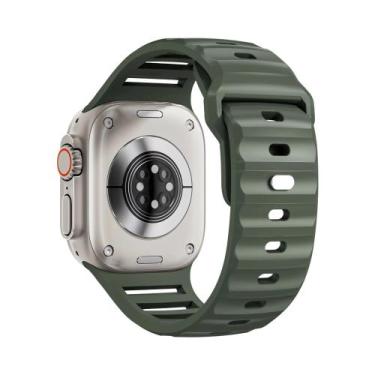Imagem de Pulseira De Silicone Esportiva Para Apple Watch De 45mm, 44mm, 49mm, 4