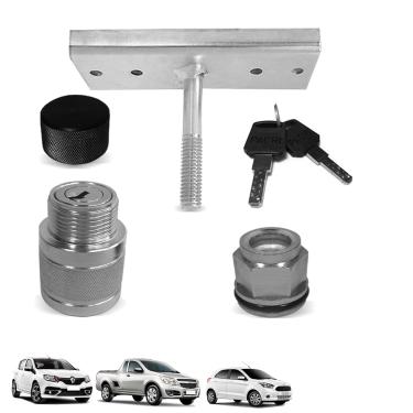 Imagem de Trava de Estepe Antifurto Montana Sandero Ka 1999 a 2021 Protetora