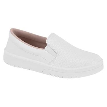 Imagem de Tenis Feminino Moleca Sem Cadarço Slip On Calce 5791.118 (Branco, BR, Adulto, Numérico, 33)