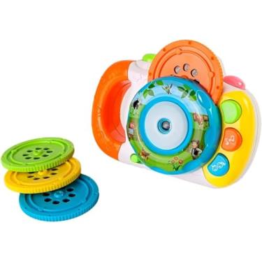 Imagem de Câmera Projetor Musical Infantil Divertida com Luzes Coloridas, Som Educativo e Brilho Interativo para Bebês e Crianças!