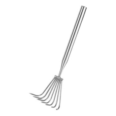 Imagem de WeiLaiKeQi Ancinho de jardim manual, portátil, multifuncional, cultivador de solo para afofar a terra, jardineiro, capinar, plantar e cavar, 7 Dentes