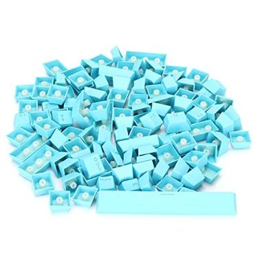 Imagem de SUNGOOYUE Conjunto de Teclas P9 PBT, 108 Teclas, Resistentes a óleo, Moldadas por Injeção de Duas Cores, Design Em Forma de, para Teclados Mecânicos 61/64/87/104/108 (#13)