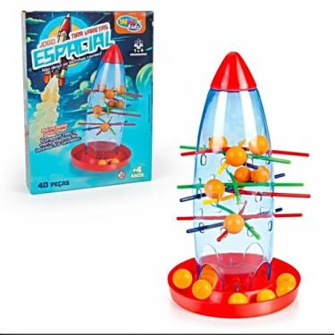 Imagem de Jogo Tira Vareta com Bolinhas Espacial com 40 Peças - Well Kids