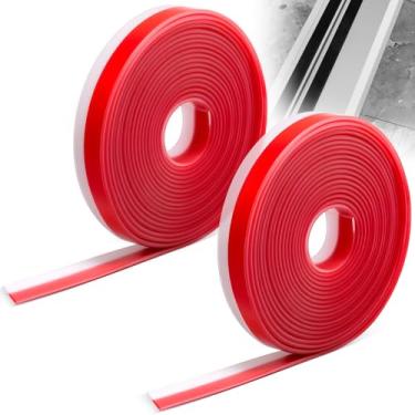 Imagem de Lasnten 2 rolos de 500 cm de comprimento, fita de reposição autoadesiva para proteção contra lascas, acessórios de serra de trilho compatíveis com fita de proteção contra lascas 495209 e 495207